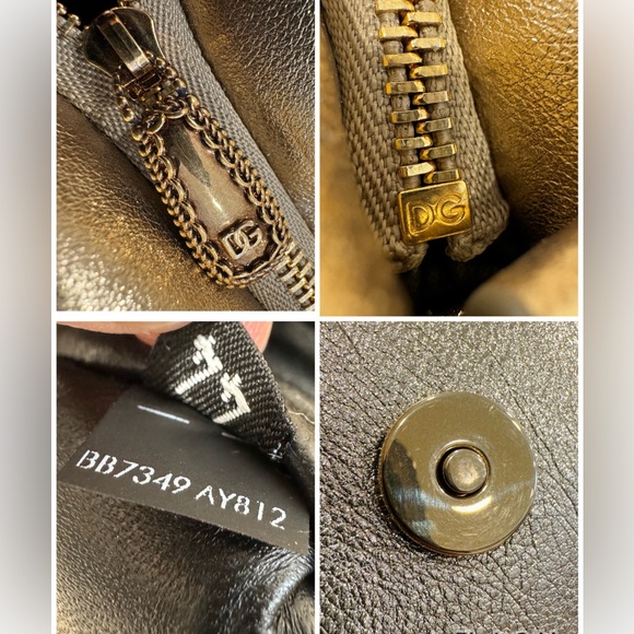 Dolce and Gabbana Medium foiled calfskin Devotion Soft Cluch Bag - Picture 14 of 16